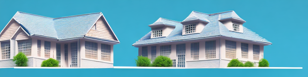 A computer monitor displaying a 3d model of a house roof