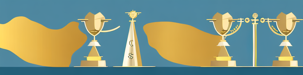 A scale balancing different currency symbols