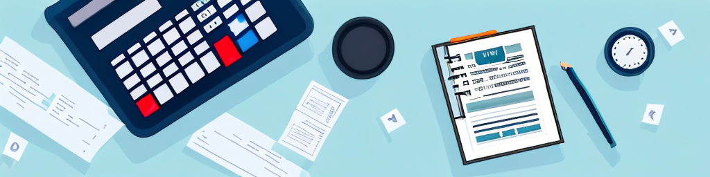 A desk with a computer