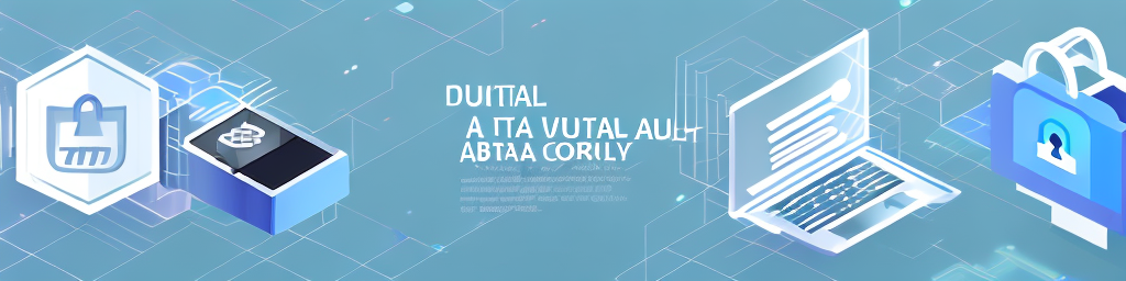 A secure vault symbolizing data security