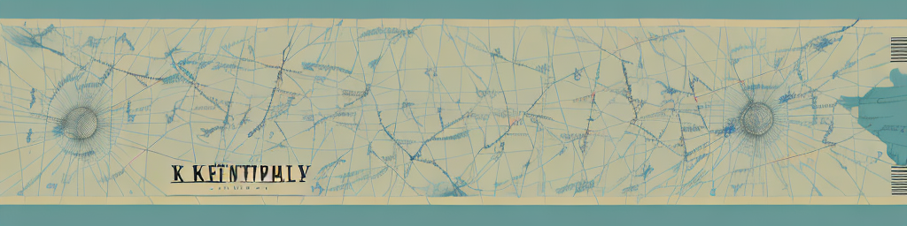 A stylized map of kentucky