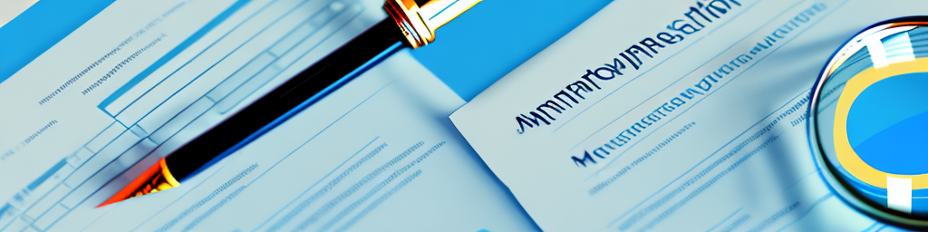 A magnifying glass hovering over a job application form