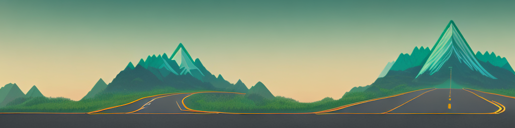 A road stretching into the horizon