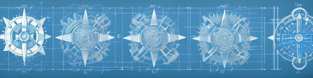Various engineering tools such as blueprints